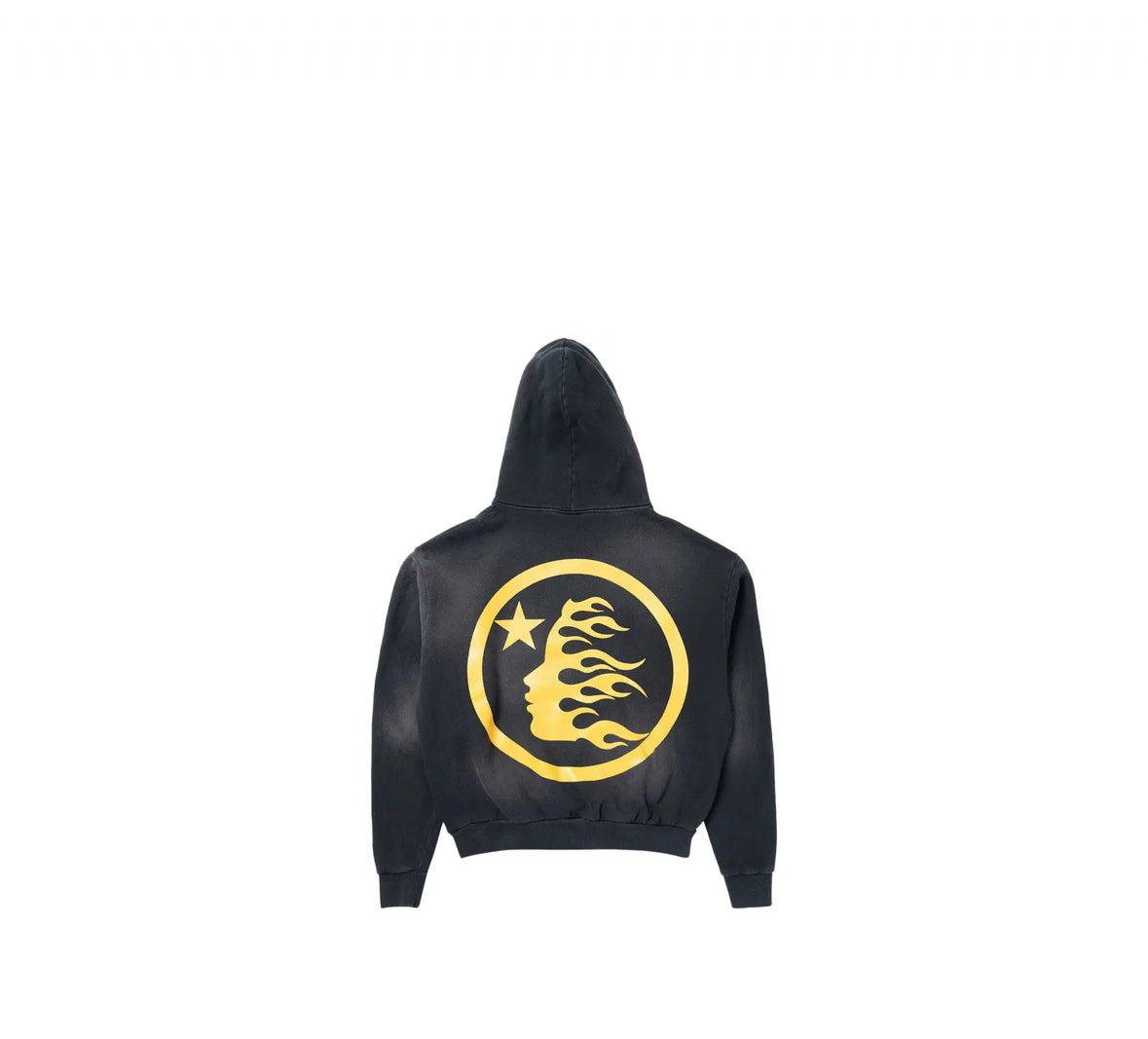 Hellstar No Guts No Glory Hoodie ‘Black/Yellow’