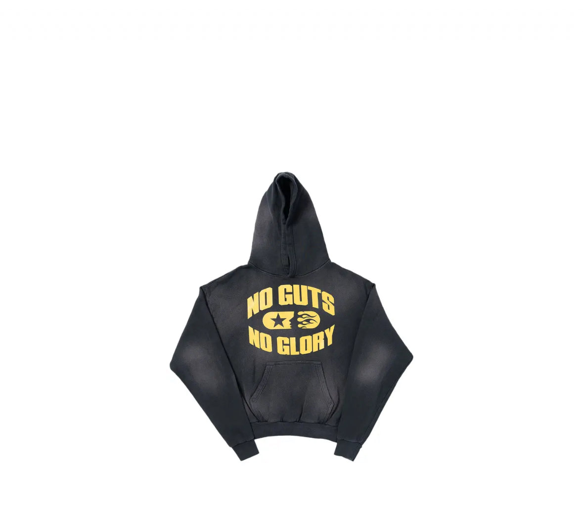 Hellstar No Guts No Glory Hoodie ‘Black/Yellow’