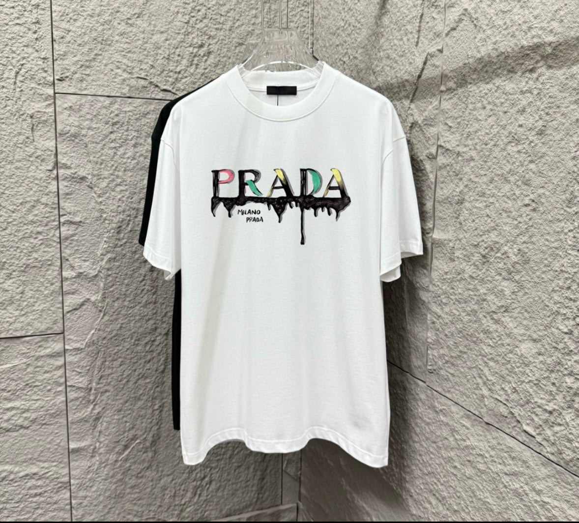 Prada Milano Paint T-Shirt ‘White’