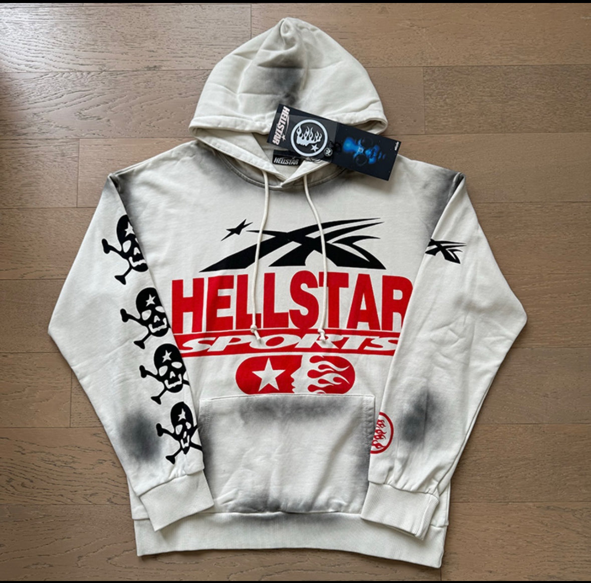 Hellstar If You Don’t Like Us Beat Us Hoodie ‘White’