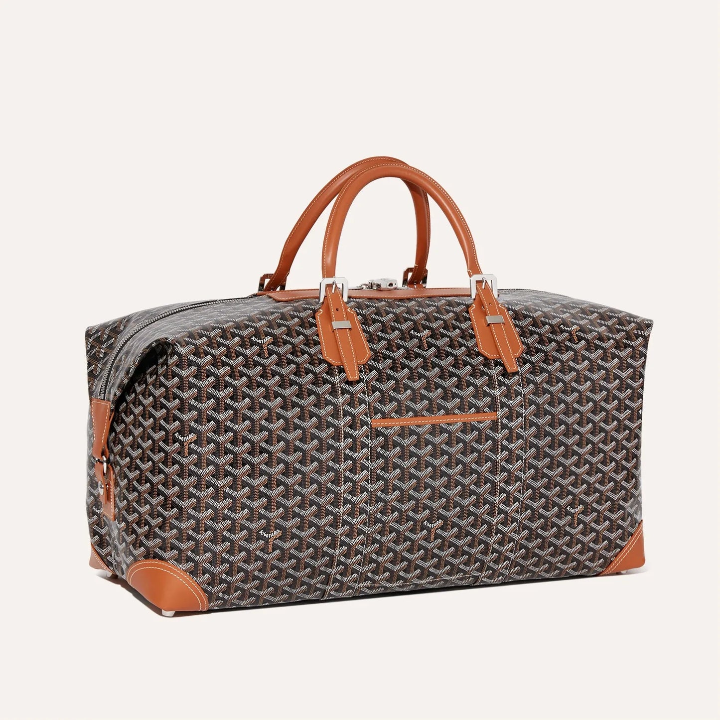Goyard Bowling 55 Duffle Bag ‘Black and Tan’