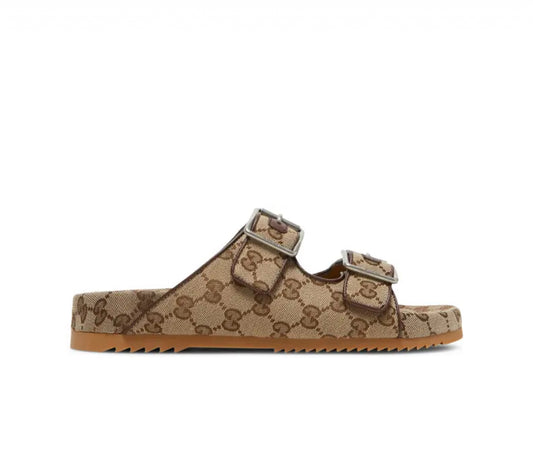 Gucci Slide Sandal Strap ‘Beige Monogram’