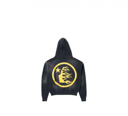 Hellstar No Guts No Glory Hoodie ‘Black/Yellow’