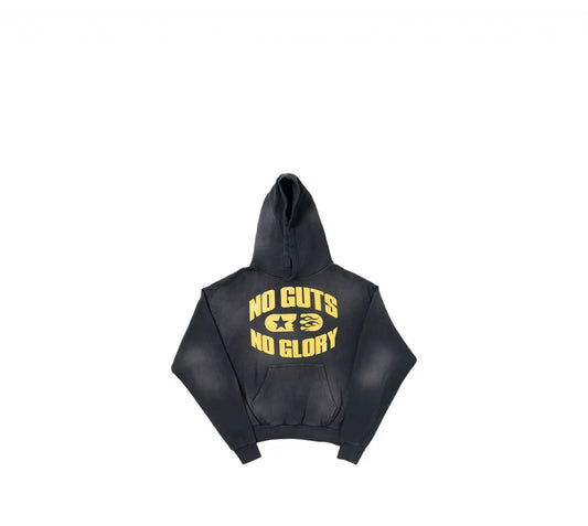 Hellstar No Guts No Glory Hoodie ‘Black/Yellow’