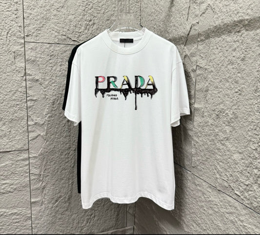 Prada Milano Paint T-Shirt ‘White’
