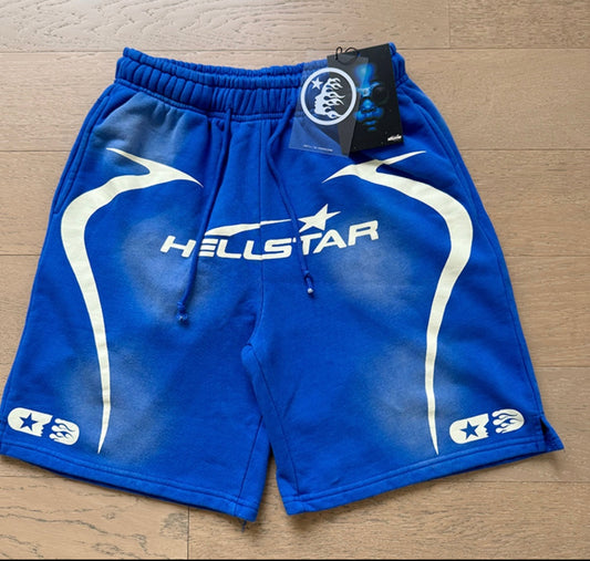 Hellstar Warm Up Shorts ‘Blue’