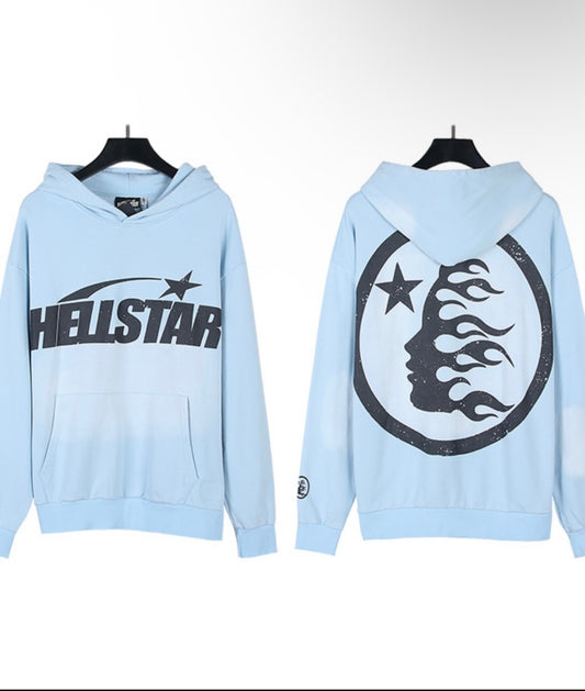Hellstar Uniform Hoodie ‘Light Blue’