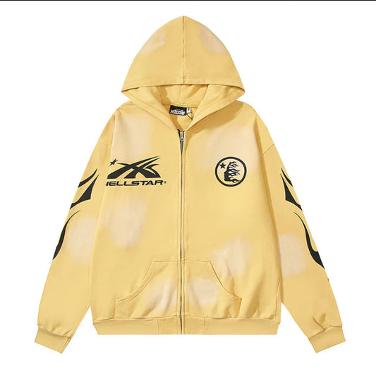 Hellstar Sports Zip-Up ‘Yellow’