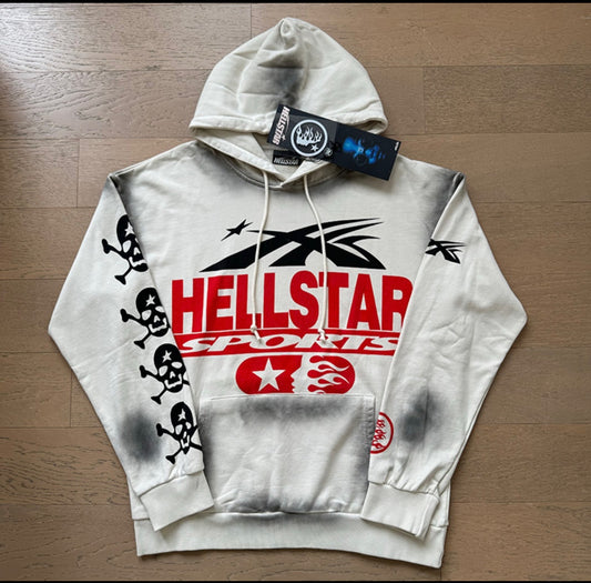 Hellstar If You Don’t Like Us Beat Us Hoodie ‘White’